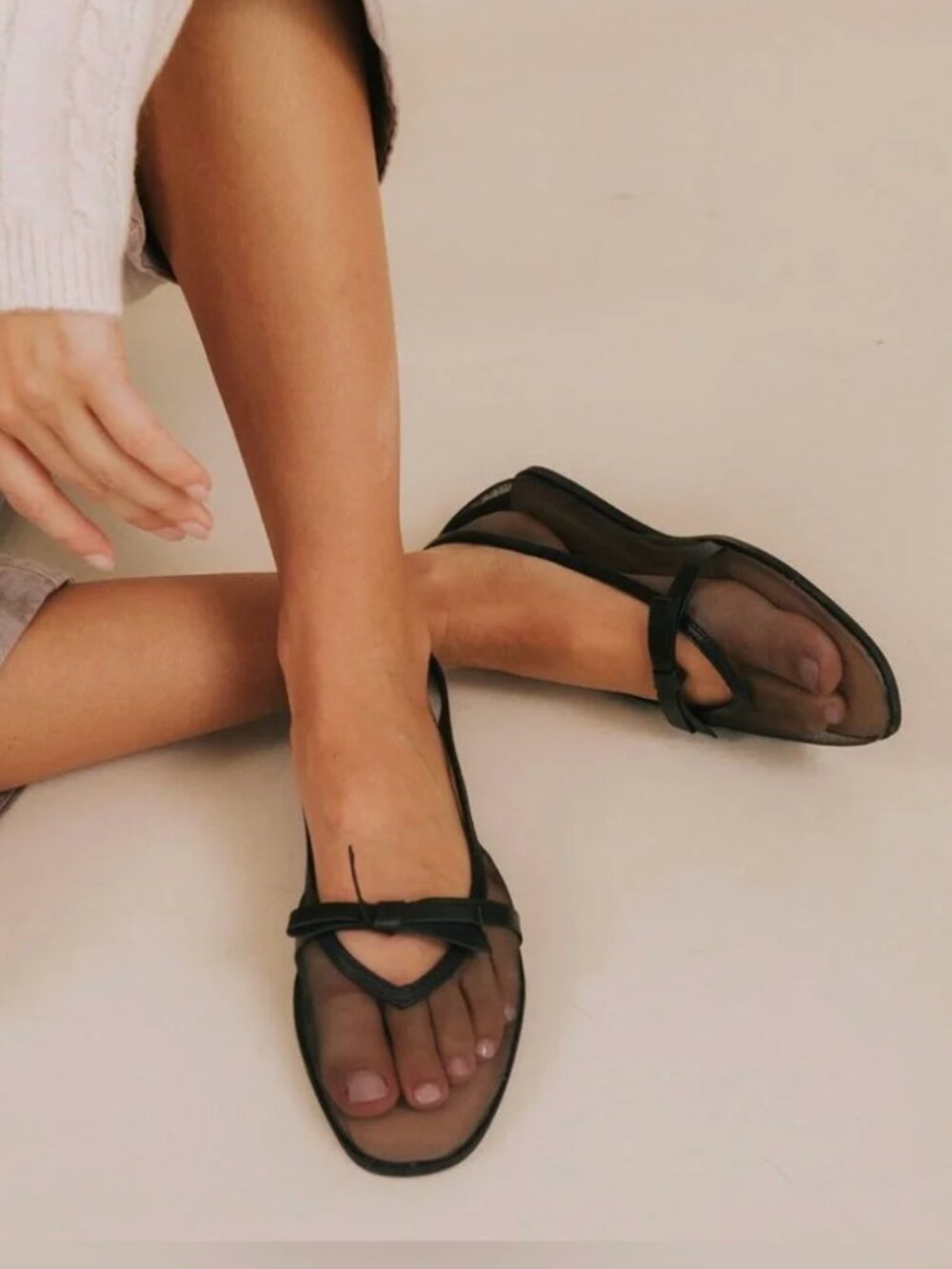 Free People Mesh Flats